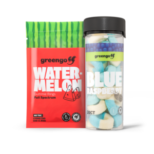 ¡Combo 3 ! Blue Raspberry Jar 20pz + gomitas CBD WATERMELON