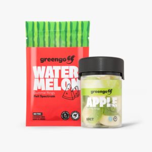 COMBO 1 Green apple Jar 10pz +gomitas CBD WATERMELON